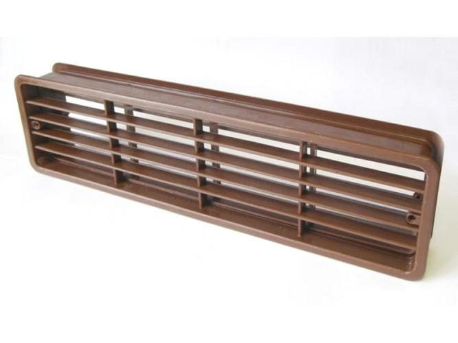 Műanyag szellőzőrács, barna