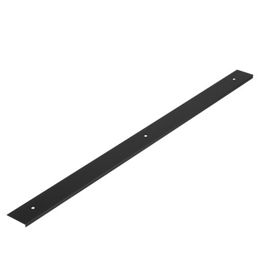 Munkalap végzáró matt fekete, 38/600mm, jobb