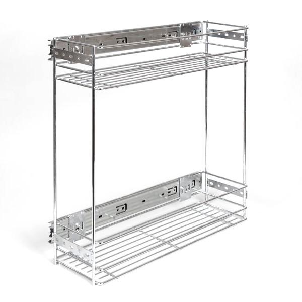 Oldallapra szerelhető belső fémrács, 160x490x470mm