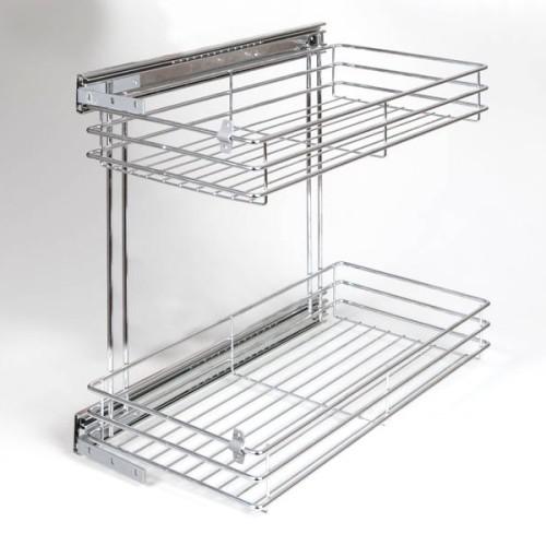 Oldallapra szerelhető belső fémrács, 250x435x475mm