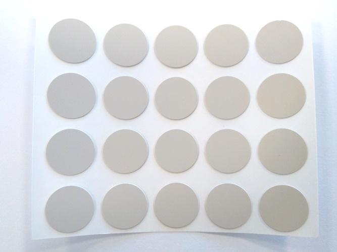 Öntapadós csavartakaró matrica 20db/ív, Carat bézs