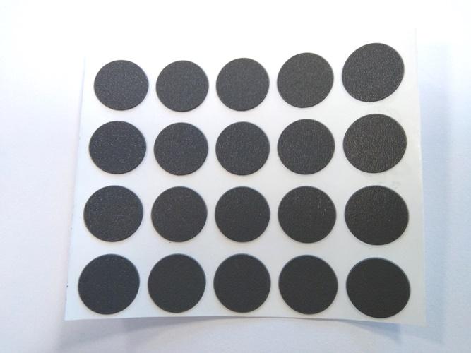 Öntapadós csavartakaró matrica 20db/ív, Gyémánt szürke