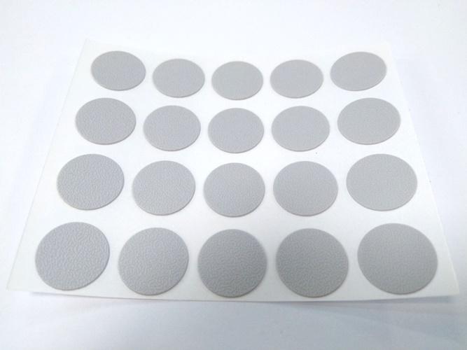 Öntapadós csavartakaró matrica 20db/ív, Gyöngy szürke