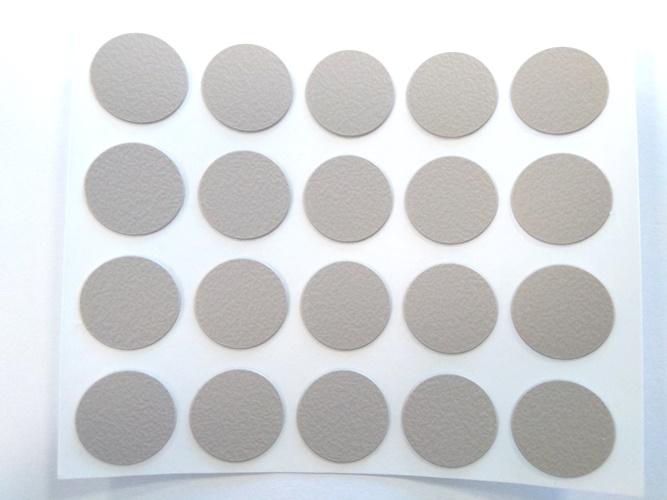 Öntapadós csavartakaró matrica 20db/ív, Kő szürke