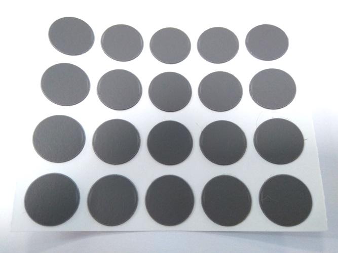 Öntapadós csavartakaró matrica 20db/ív, Onyx szürke