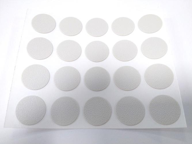 Öntapadós csavartakaró matrica 20db/ív, Világos szürke