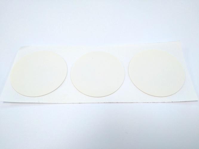 Öntapadós csavartakaró matrica 3db/ív, 40mm fehér