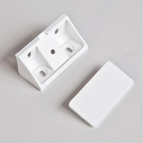 Összekötő háromszög dupla, fehér