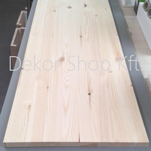 Ragasztott, natúr fenyő polc 35x150x1,9cm