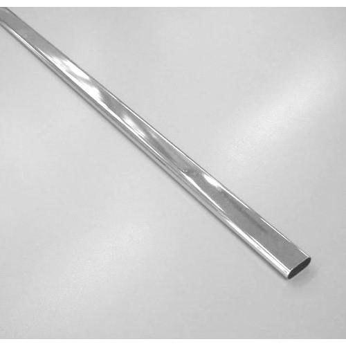 Ruharúd, mándlirúd ovál króm, méterre rendelhető