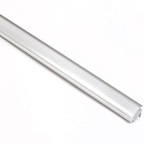 Sarok LED profil, 2m, opál borítás, alu