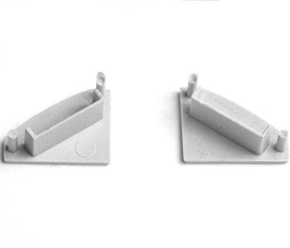 Sarok LED profilhoz végzáró elem, alu