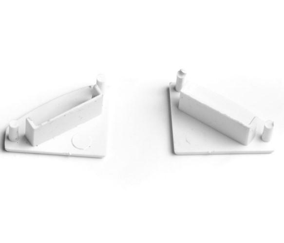 Sarok LED profilhoz végzáró elem, fehér