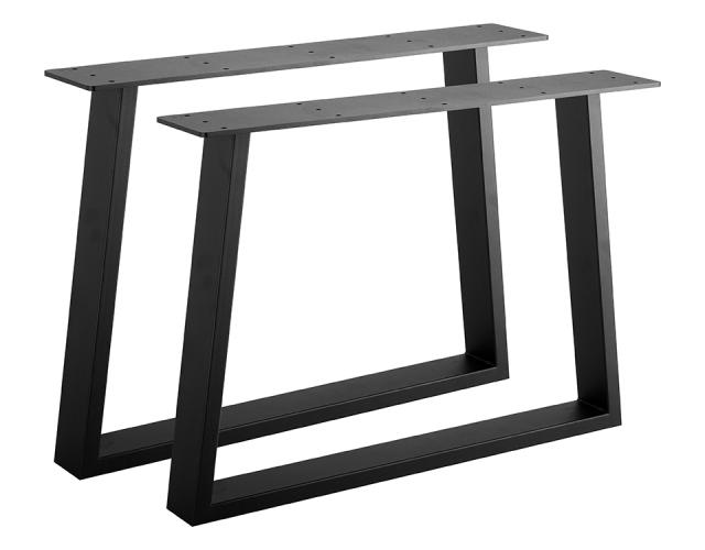STRONG Asztalláb, konkáv, 420x580mm, fekete