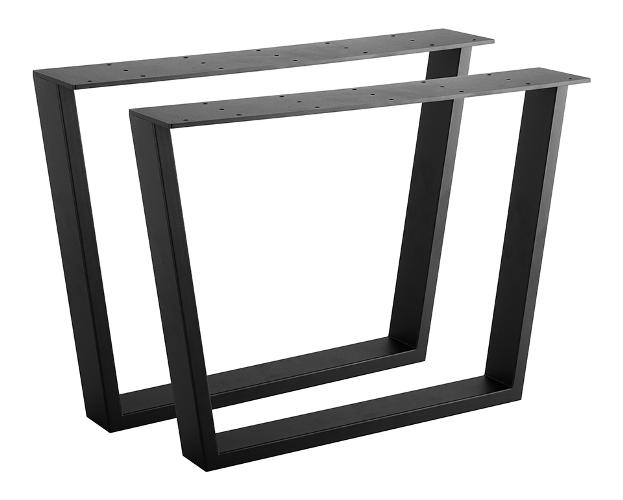 STRONG Asztalláb, konvex, 420x580mm, fekete