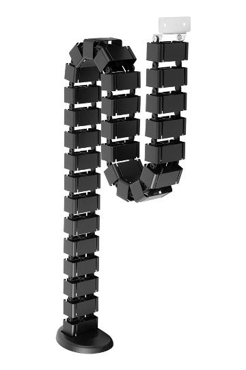 STRONG Függőleges kábelvezetés flexi 1260mm fekete