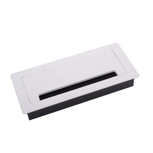 Strong kábelkivezető csillapítással ALU 200x90x28, fehér matt