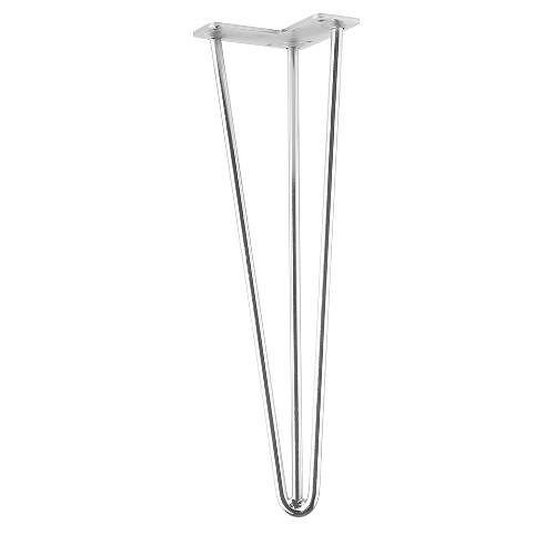 StrongLegs asztal láb TS003, 420mm, króm, 4db, Kifutó!