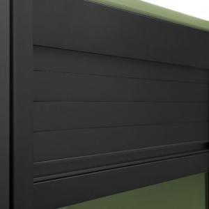 A357 KIT 2.0 Redőnytokos bútorredőny szett, matt fekete