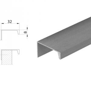 ALUMÍNIUM FOGANTYÚPROFIL L806B 3000mm