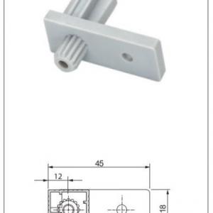 Alumínium kötő lezáró elem