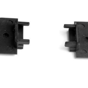 Bemarható LED profilhoz végzáró elemek, fekete