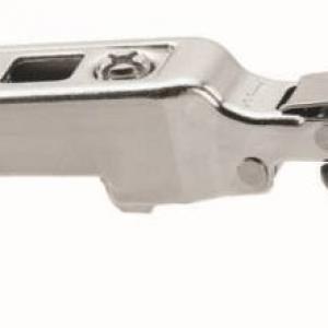 Blum ráütődő üvegajtó pánt 94fok+talp+króm takarósapka