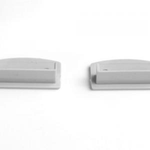 Csavarozható LED profilhoz végzáró elemek, alu