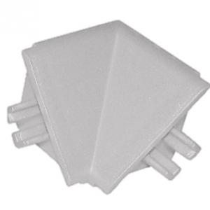 Csiszolt alu vízvető fém felület - belső sarok