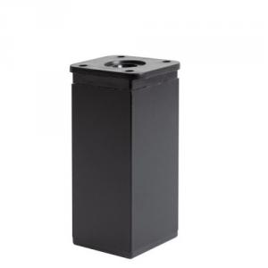 Fém design láb 19306, 40x40x100mm, fekete