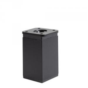 Fém design láb 19306, 40x40x80mm, fekete