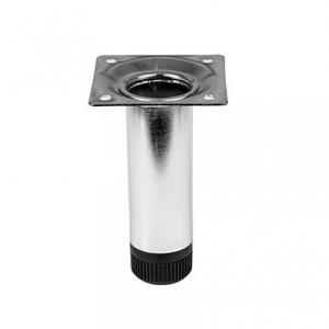 Fém design láb, 19548, króm, 150mm