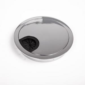 Fém kábelkivezető átm:80mm, króm