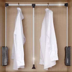 Gardróblift 14105.002, 870-1250 mm króm-fekete