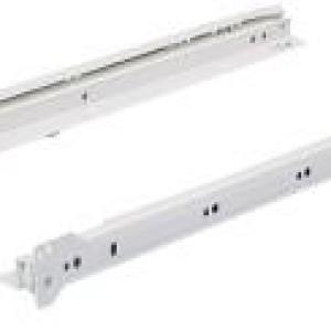 HETTICH FR 402 görgős fióksín 350mm, fehér 25kg