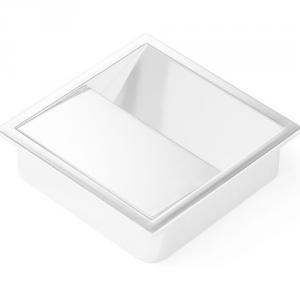 Kábelkivezető ART1626 85x22x85mm fehér műanyag