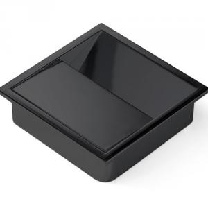 Kábelkivezető ART1626 85x22x85mm fekete műanyag