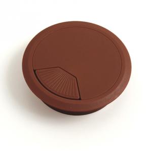 Kábelkivezető sötétbarna(wenge) átm:80mm