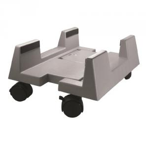 Kocsi PC-alá, műanyag, szürke