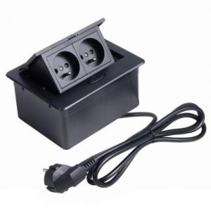 Konnektor elosztó ModulBox Mini - 2x230V, matt fekete