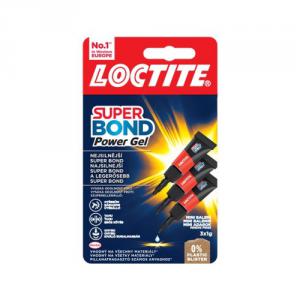 LOCTITE Super Bond POWER Gél Mini Trio 3x1g