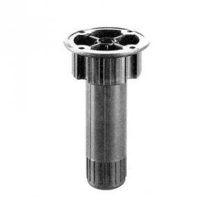 Műanyag állítható bútorláb 65mm, fekete