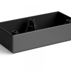 Műanyag design láb ART723 H=30mm Fekete