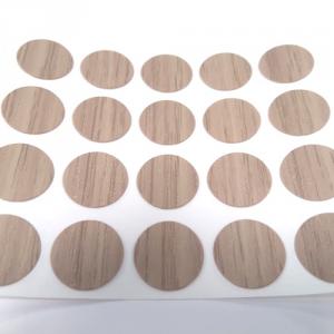 Öntapadós csavartakaró matrica 20db/ív, Natúr dió