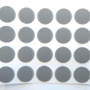 Öntapadós csavartakaró matrica 20db/ív, Por szürke