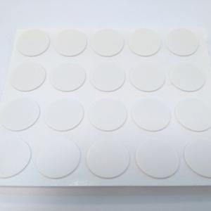 Öntapadós csavartakaró matrica 20db/ív, Solid fehér, selyemfényű