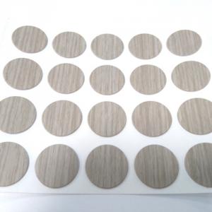 Öntapadós csavartakaró matrica 20db/ív, Szürkésbézs tölgy