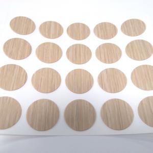 Öntapadós csavartakaró matrica 20db/ív, Világos natúr tölgy