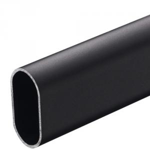 Ruharúd, mándlirúd ovális, fekete, 1m