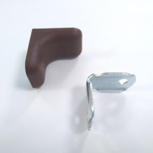 Sarok rögzítő, fém/wenge takaró